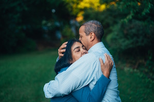 Couple Hugging Forgiving