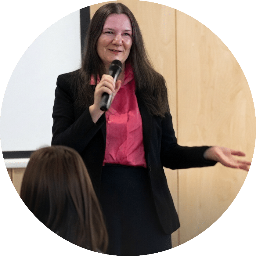 Deborah Tyson speaking